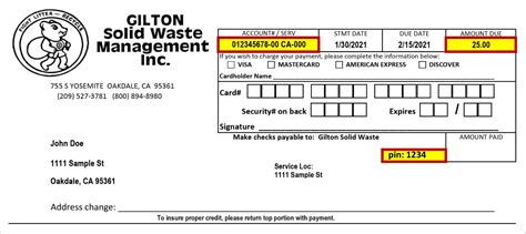 Select Gilton Solid Waste as the biller and include your full account number in your setup. . Chickasaw county solid waste pay bill